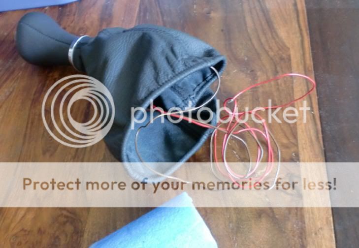 [FS] NEW Leather Shift Knob Lights Up BLUE [FS] VW Vortex