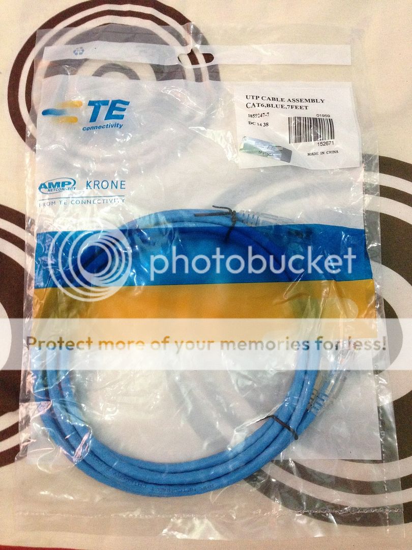 Thanh lý cáp mạng UTP CAT6 Blue 7feet nhập khẩu